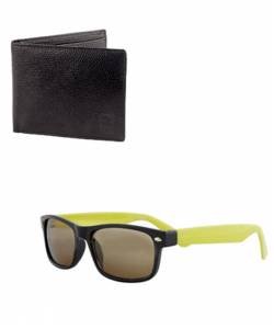 wallet + yellow wayfarer